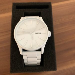 NEW White Nixon Wristwatch